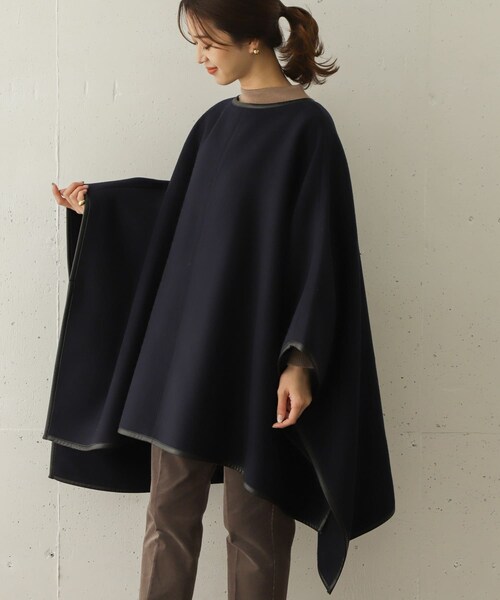 URBAN RESEARCH DOORS（アーバンリサーチドアーズ）の「Traditional Weatherwear　MORPETH∴（レインコート/ポンチョ・レディース・NVY/MID GREY・FREE）」の3枚目の写真