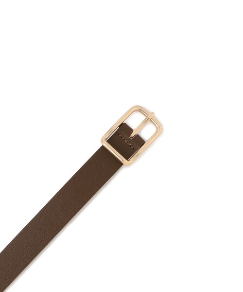 ROPE' PICNIC（ロペピクニック）の「24mmマットメタルデザインバックルベルト（ベルト・レディース・ブラック/ブラウン・F）」の4枚目の写真