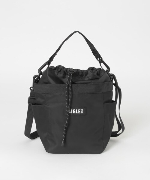 THE GOODLAND MARKET（ザグッドランドマーケット）の「AIGLE　ネイバーフッド ショルダーバッグ（ショルダーバッグ・レディース・NOIR/D.LILAS/ALOE・one）」の6枚目の写真