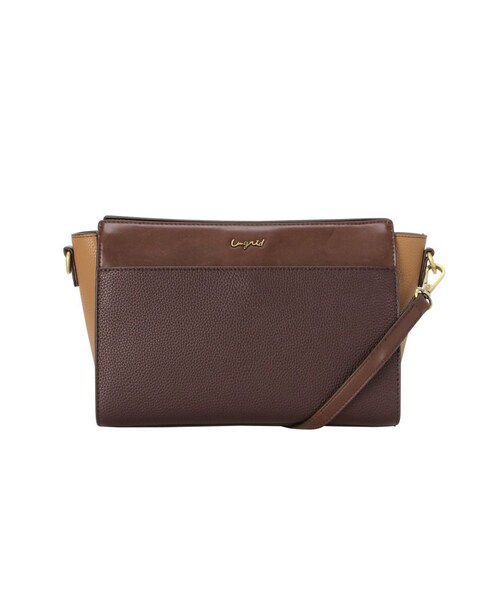 RUNWAY channel SELECTION(ランウェイチャンネルセレクション)の「【Ungrid】配色ポシェットバッグ(ハンドバッグ・レディース・グレー/ブラック/オレンジ/カーキ/ダークブラウン・F)」の7枚目の写真