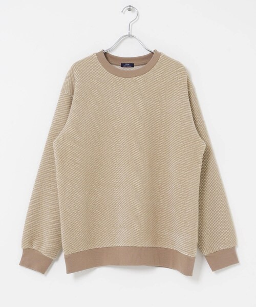 ITEMS URBANRESEARCH（アイテムズ アーバンリサーチ）の「フェザーヤーン クルーネック ニットソー（Tシャツ/カットソー・メンズ・MOC/YEL/BLK・M/L）」の16枚目の写真