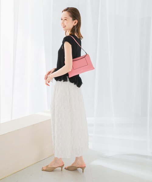 URBAN RESEARCH ROSSO（アーバンリサーチロッソ）の「ジャガードコクーンスカート（スカート・レディース・WHITE/BLACK・36/38）」の7枚目の写真