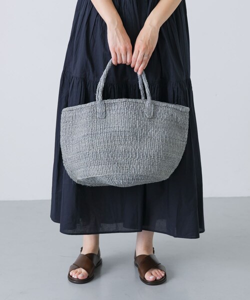 かぐれ：アフリカンスクエア　アクリルサイザルバッグ 未使用タグ付き 楽天市場】アフリカンスクエア アクリルサイザルバッグ／かぐれ