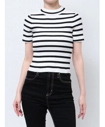 GYDA | ボトルネックリブニットトップス(ニット/セーター)