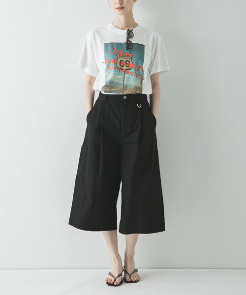 URBAN RESEARCH(アーバンリサーチ)の「『別注』J.J.Mercer×URBAN RESEARCH PHOTO PRINT T-SHIRTS(Tシャツ/カットソー・レディース・WHITE/CHARCOAL/BROWN・M)」の7枚目の写真
