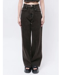 EMODA | カットオフジャストウエストジーンズ(デニムパンツ)