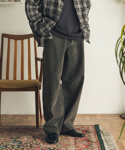 SENSE OF PLACE by URBAN RESEARCH(センスオブプレイスバイアーバンリサーチ)の「カラーカーブデニム(デニムパンツ・メンズ・BLACK/L.INDIGO/ONE WASH・M/L)」の6枚目の写真