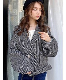 RESEXXY | ヘリンボーンコクーンコート(その他アウター)