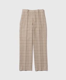 ADAM ET ROPE' | 【AURALEE/オーラリー】SILK LINEN NEP CHECK SLACKS(スラックス)