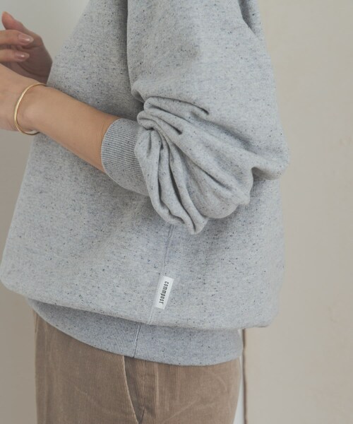 URBAN RESEARCH DOORS（アーバンリサーチドアーズ）の「commpost　反毛裏毛クルーネックスウェット（スウェット・レディース・TOP GRAY・S）」の7枚目の写真