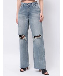 EVRIS | ダメージワイドデニムパンツ(デニムパンツ)