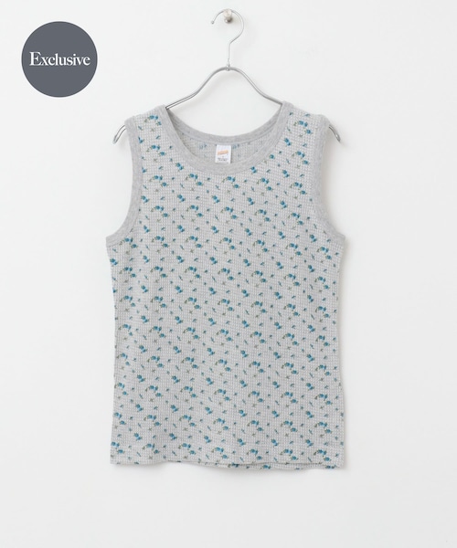 URBAN RESEARCH DOORS（アーバンリサーチドアーズ）の「『別注』Sports Wear×DOORS　ワッフルタンクトップ（タンクトップ・レディース・ivoflower/grayflower/gray/ivory・one）」の2枚目の写真