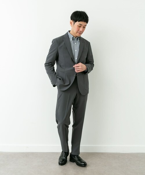 URBAN RESEARCH DOORS(アーバンリサーチドアーズ)の「LIFE STYLE TAILOR 4WAYストレッチコンフォータブルパンツ(スラックス・メンズ・NAVY/BROWN/GRAY・S/M/L/XL)」の7枚目の写真