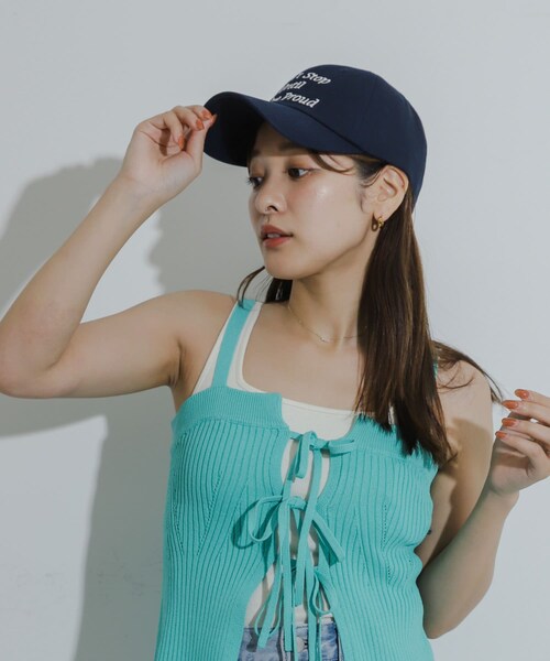 SENSE OF PLACE by URBAN RESEARCH（センスオブプレイスバイアーバンリサーチ）の「ロゴキャップ（キャップ・レディース・NAVY/IVORY・one）」の20枚目の写真