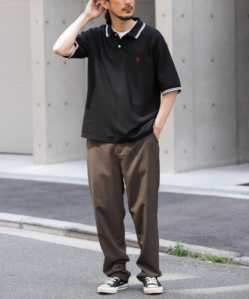 ITEMS URBANRESEARCH（アイテムズ アーバンリサーチ）の「U.S. POLO ASSN　カノコポロシャツ（ポロシャツ・メンズ・WHITE/BLACK/BLUE・M/L）」の18枚目の写真