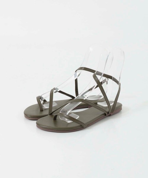 URBAN RESEARCH（アーバンリサーチ）の「アシンメトリーサンダル（サンダル・レディース・MOCHA/IVORY/BLACK/BEIGE/BLUE/KHAKI/GOLD・36/37/38/39）」の5枚目の写真