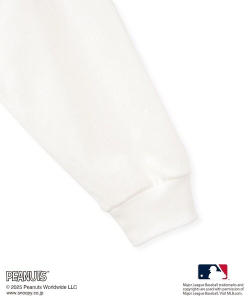 ROPE' PICNIC（ロペピクニック）の「【PEANUTS×MLB COLLECTION by ROPE' PICNIC】ロングスリーブTee（Tシャツ/カットソー・レディース・ホワイト/ホワイト系/ベージュ・F）」の19枚目の写真