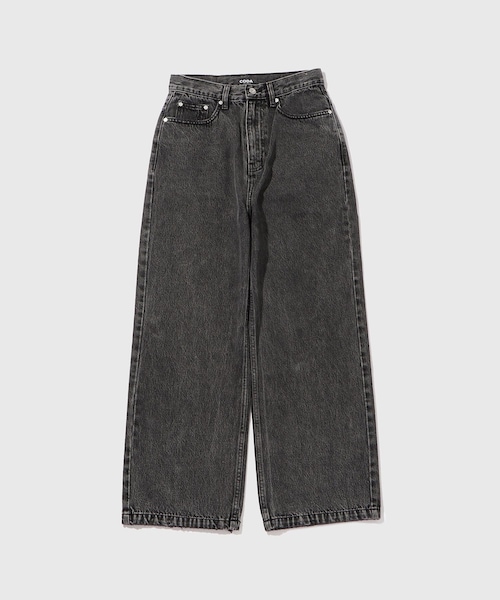 ADAM ET ROPE'（アダムエロペ）の「【CODA/コーダ】ACID WASH BREAK CUT STRAIGHT JEANS（デニムパンツ・メンズ・スミクロ・0/1/2）」の2枚目の写真