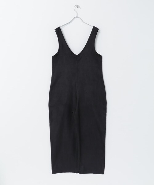 ITEMS URBANRESEARCH（アイテムズ アーバンリサーチ）の「ウォッシャブルスエードイージーサロペット（サロペット/オーバーオール・レディース・BLACK/BEIGE・one）」の9枚目の写真