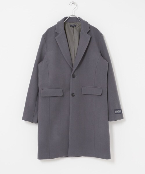 ITEMS URBANRESEARCH（アイテムズ アーバンリサーチ）の「ウールブレンドチェスターコート（チェスターコート・メンズ・GRY/NVY/BLK・M/L）」の21枚目の写真