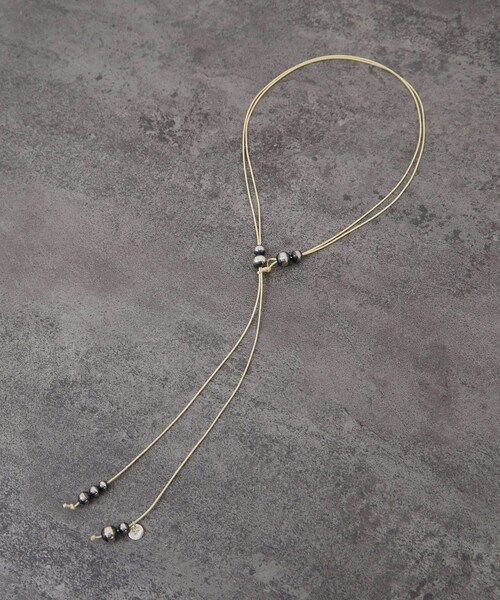 ADAM ET ROPE'(アダムエロペ)の「【J'aDoRe・店舗限定】【ERICKA NICOLAS BEGAY】コード×シルバーボールネックレス(ネックレス・レディース・その他・F)」の9枚目の写真