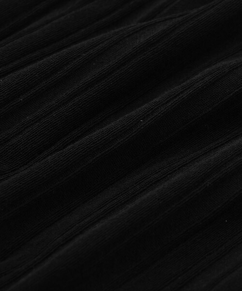 ROPE'(ロペ)の「【HAKUJI(ハクジ)】WIDE RIB LAYERED LS PO|レイヤード長袖カットソー(Tシャツ/カットソー・レディース・ブラック/ホワイト・F)」の13枚目の写真