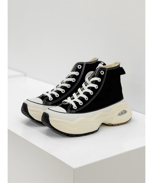 GYDA（ジェイダ）の「コンバースオールスターサージトレーナーHI（スニーカー・レディース・オフホワイト/ブラック・22.5/23.5/24.5）」の16枚目の写真