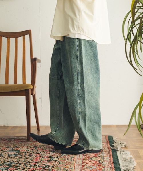 SENSE OF PLACE by URBAN RESEARCH(センスオブプレイスバイアーバンリサーチ)の「カラーカーブデニム(デニムパンツ・メンズ・BLACK/L.INDIGO/ONE WASH・M/L)」の16枚目の写真