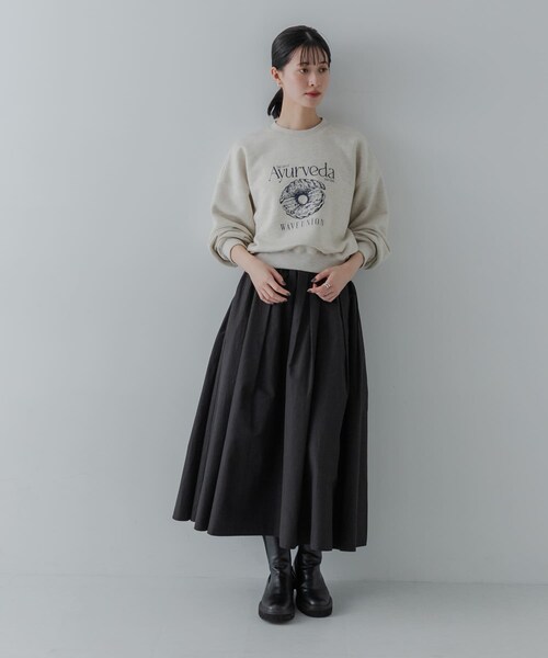URBAN RESEARCH(アーバンリサーチ)の「『別注』WAVEUNION×URBAN RESEARCH SWEAT SHIRTS(スウェット・レディース・H GRAY/OATMEAL/NAVY・One)」の17枚目の写真