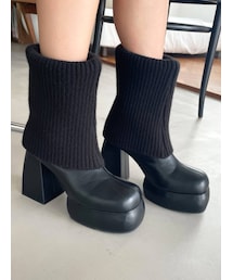 EMODA | ルーズカバーチャンキーブーツ(ブーツ)