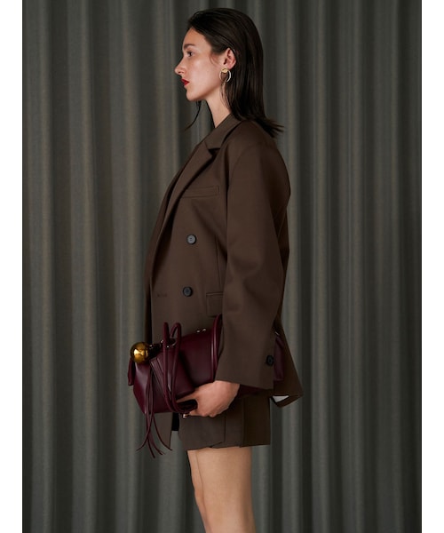 ELENDEEK（エレンディーク）の「FRINGE BOSTON BAG（ボストンバッグ・レディース・アイボリー/ブラック/ボルドー・F）」の11枚目の写真