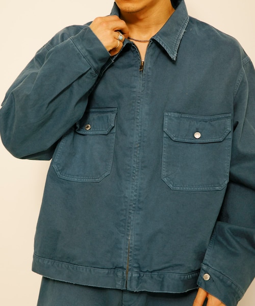 URBAN RESEARCH（アーバンリサーチ）の「A PRESSE　Vintage Work Jacket（カバーオール・メンズ・BLUE・2/3）」の3枚目の写真