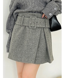 dazzlin | 【久間田琳加コラボ】ビッグベルトコンパクトミニスカート(スカート)
