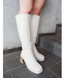 MURUA | ラウンドロングブーツ(ブーツ)