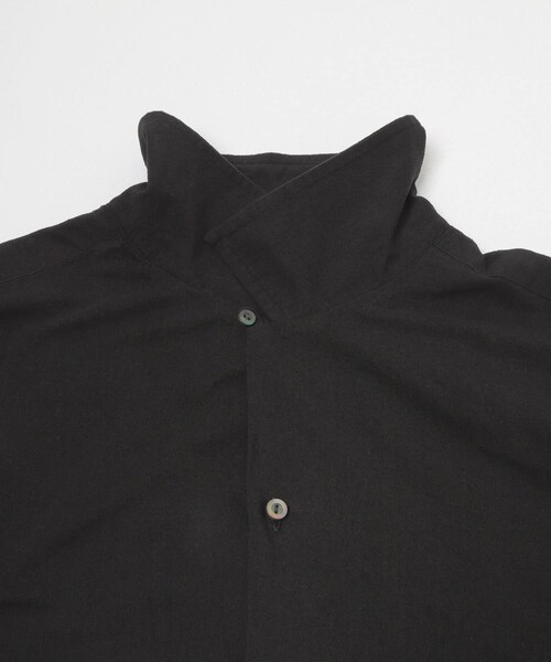 URBAN RESEARCH(アーバンリサーチ)の「HERILL Silkcottonnep Opencolorshirt(シャツ/ブラウス・メンズ・Black・2/3)」の5枚目の写真