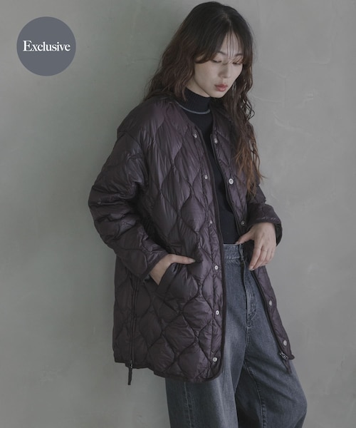 URBAN RESEARCH Sonny Label（アーバンリサーチサニーレーベル）の「『別注』TAION×Sonny Label　ミリタリーダウンジャケット（その他アウター・レディース・ブラック/ブラウン/カーキ・Free）」の2枚目の写真