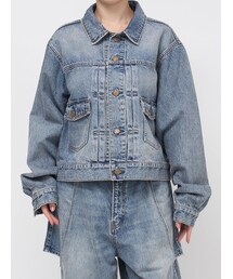 【Htage】バックデザインデニムジャケット