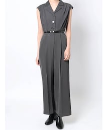 MURUA | ウエストベルトワイドロンパース(ワンピース)