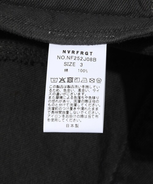 ADAM ET ROPE'（アダムエロペ）の「【NVRFRGT/ネヴァーフォーゲット】3D TRUCKER JACKET（その他アウター・メンズ・チャコール・2/3）」の13枚目の写真