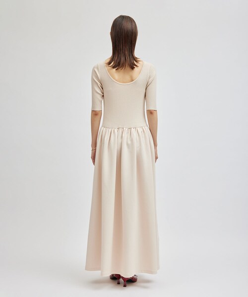 ROPE'（ロペ）の「ドッキングワンピース（ワンピース・レディース・ブラック/オフホワイト・36/38）」の21枚目の写真