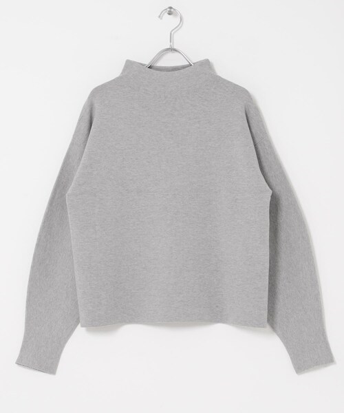 ITEMS URBANRESEARCH（アイテムズ アーバンリサーチ）の「『イージーケア/静電気防止』ボトルネックニットプルオーバー（ニット/セーター・レディース・OFF/MNT/GRY・Free）」の13枚目の写真