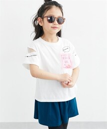 QUNTSTYLE | PVC使いTシャツ（女の子）(Tシャツ/カットソー)