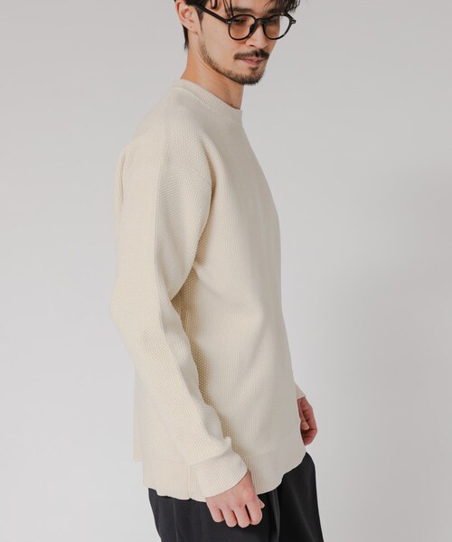 URBAN RESEARCH(アーバンリサーチ)の「モールリュクスプルオーバー(その他トップス・メンズ・IVORY/CHARCOAL/BLACK・M/L)」の6枚目の写真