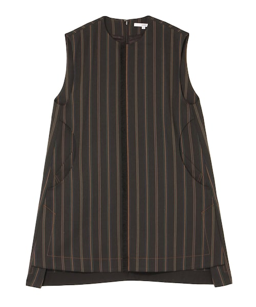 UN3D.（アンスリード）の「MULTI PINSTRIPE LONG VEST【セットアップ着用可能】（ベスト・レディース・グレー/ブラック・36/38）」の10枚目の写真