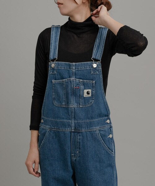 URBAN RESEARCH Sonny Label（アーバンリサーチサニーレーベル）の「carhartt　W BIB OVERALL STRAIGHT（サロペット/オーバーオール・レディース・Blue・S/M）」の5枚目の写真