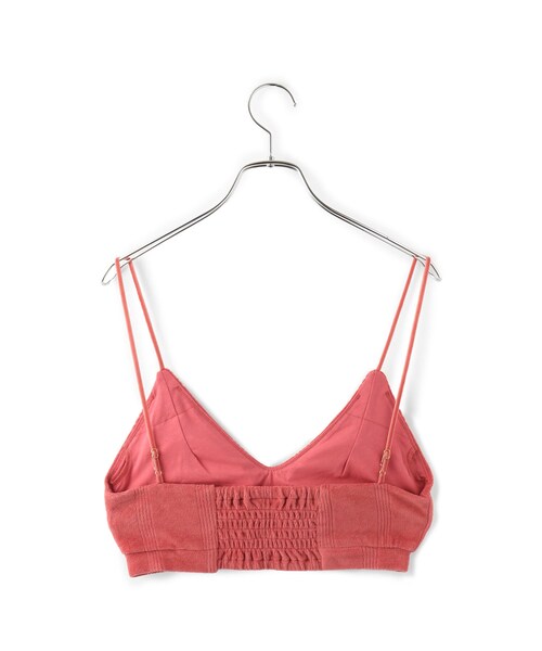 VIS（ビス）の「【Miller】VIS別注モデルベロアルームブラ【洗える】（キャミソール・レディース・ライトグレー/オフホワイト/レッド系・F）」の16枚目の写真