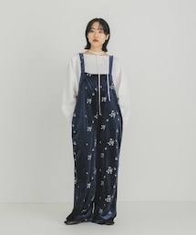 KBF | ベロアサロペット(その他パンツ)