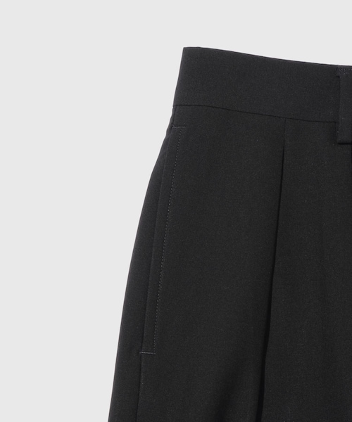 ADAM ET ROPE'(アダムエロペ)の「【NEAT/ニート】Wool Poplin Wide(その他パンツ・メンズ・ブラック・44/46/48)」の7枚目の写真