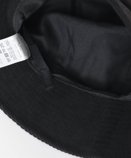 URBAN RESEARCH DOORS(アーバンリサーチドアーズ)の「コーデュロイバケットハット(ハット・レディース・BLACK/L/BEIGE・-)」の8枚目の写真