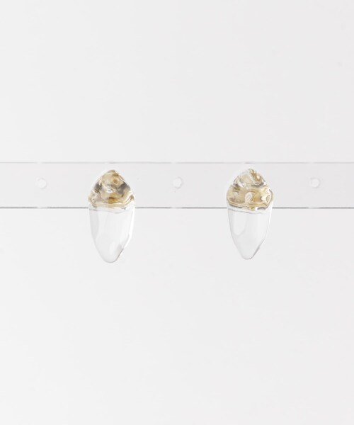 URBAN RESEARCH DOORS(アーバンリサーチドアーズ)の「『別注』HARIO Lampwork Factory×DOORS ラピスピアス(ピアス(両耳用)・レディース・クリア・-)」の1枚目の写真